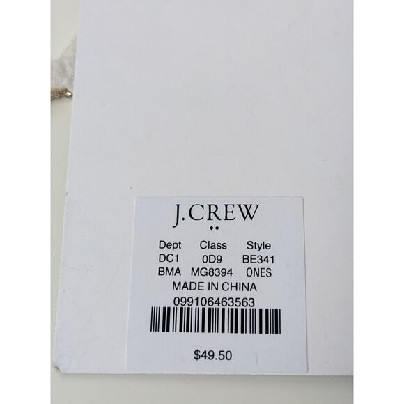 J.Crew JCREW Bead Beaded Martini Earrings Pink Multi Gold Tone Hypoallergenic - Picture 6 of 6